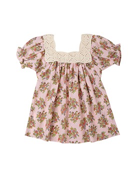 [KIDSAGOGO]Josie Top Crochet - Jardin Blossom Pink